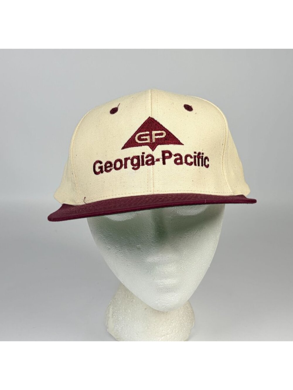Vintage Georgia Pacific Trucker Snapback Hat Cobra Caps 5 Panel Adjustable